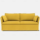 cheap Sofa Cover-Sofa Cover Suitable For BACKSÄLEN Sofa Solid Color Quilted Slipcovers