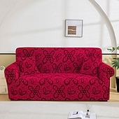 baratos Cobertura de Sofa-Capa de sofá em tecido jacquard elástico, capa de sofá secional em formato de L, capa de canto para sala de estar, 1/2/3/4 lugares