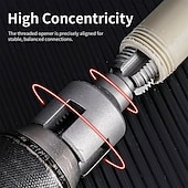 cheap Screwdrivers-Integrated Internal &amp; External Pipe Threading Tool Kit for Electric Drill Thread Cutter, 1/2 and 3/4 Compatible, Applicable to PVC/PPR/PE Pipes (3/4&quot;)