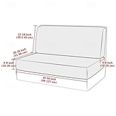 economico Copridivano-Copricuscini per dinette per camper in seta di latte elasticizzata e impermeabile, dal design spesso, resistente e antiscivolo, facili da pulire, adatti a tutte le stagioni, per sedili di camper.