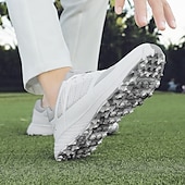 cheap Men&#039;s Golf Shoes-Men&#039;s Black and Gray Golf Shoes with Non-Slip Sole - Comfortable and Durable Footwear for Professional Golfers