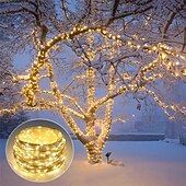 olcso LED szalagfények-rézdrótos kültéri napelemes fényfüzér tündérlámpa 8 üzemmód 30m 40m 50m esküvői partira otthoni kertbe nyári dekoráció led napelemes girlandlámpa távirányítóval