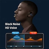 お買い得  ワイヤレスヘッドホン-骨伝導ワイヤレスイヤフォン Bluetooth 5.3 – HD音声、ノイズリダクション、LEDディスプレイ、デュアル接続、タッチコントロール、ランニング＆スポーツに最適