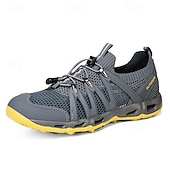 cheap Men&#039;s Sneakers-Men&#039;s Breathable Hiking Shoes with Cushioned Support, Slip-Resistant Sole and Quick-Dry Technology - Ideal for Adventure and Trekking