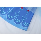 abordables Disfraces de niñas-Frozen Cuento de Hadas Princesa Anna Vestido de niña de las flores Disfraz de fiesta temática Vestidos de tul Cosplay Cosplay de película for Chica Niños Carnaval Mascarada Fiesta