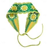 economico Accessori per acconciature-Bandane per capelli hippie, fasce per capelli da donna, fasce boho, fasce per capelli in maglia, fascia floreale per ragazze