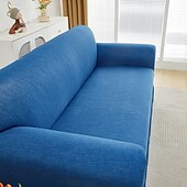economico Copridivano-Copridivano 1 pz con dettagli a balze, alla moda, elastico, aderente, in poliestere e spandex, stile copridivano, elasticizzato, lavabile in lavatrice, stampa reattiva - adatto per poltrone