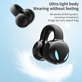 お買い得  ワイヤレスヘッドホン-オープンイヤーワイヤレスBluetoothヘッドセット – イヤークリップデザイン、軽量で快適なフィット感、Bluetooth 5.3 ドライビング、スポーツ、日常使用に最適