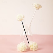 economico Piante e Fiori Artificiali-Diffusore di deodorante per ambienti a forma di fiore artificiale, decorazione ad espansione di profumo non infiammabile, diffusore di fragranze in PE per casa, soggiorno, bagno, matrimonio,
