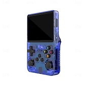 cheap Game Consoles-R36S Handheld Game Console 3.5 Inch IPS Screen Retro Game Console Linux System Screen Portable Pocket Video Player Travel Essentials 64GB and128G Extra Large Memory