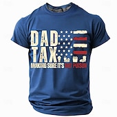  Ανδρικό γραφικό T-Shirt - Αστείο Φορολογικό Πατέρα όχι δηλητήριο κοντό μανίκι οικογενειακό δώρο χιούμορ