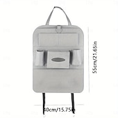 お買い得  ソファカバー-車のシートバック収納バッグ1個、吊り下げ式オーガナイザーバッグ、車のシートバックポケット