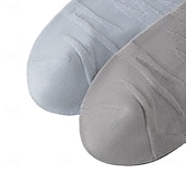 cheap Men's Elite Accessories-Men 1 Pair Socks Black White Color Plain School Formal Outdoor Plain Thin Summer Daily Casual