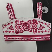 abordables Jupes graphiques-Femmes Jupe Évasé Bohème Mode Boho Maxi Taille Basse Jupes Fleuri Imprimé Micro-Élastique Vacances Rue Bleu Rose rouge Été Polyester