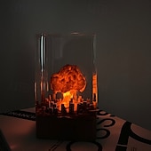 ieftine Lumini decorative-Lampă de noapte 3D în formă de nor de ciupercă, experimentează puterea unei explozii nucleare