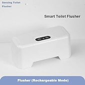 economico elettrodomestici-Dispositivo con sensore per scarico WC intelligente, sistema di scarico a induzione automatico senza contatto per kit di aggiornamento del serbatoio dell&#039;acqua del bagno