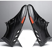 abordables Baskets-Chaussures de randonnée décontractées pour hommes – Chaussures de marche légères en similicuir à enfiler pour la randonnée, les voyages et les loisirs
