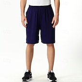 billiga Sov botten-Herr Vardagsklädsel Pyjamasshorts Slät Mode Klassisk Ledigt Hem Dagligen Säng Bomull Komfort Andningsfunktion Mjuk Shorts Elastisk midja Sommar Svart Rodnande Rosa