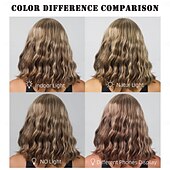 cheap Synthetic Trendy Wigs-Synthetic Wig Water Wave Curly Weave Asymmetrical Neat Bang Machine Made Wig 12 inch A1 Synthetic Hair Women&#039;s Soft Party Classic Blonde