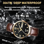 ieftine Ceasuri Quartz-856 ceas nou pentru bărbați, rezistent la apă, cu lumină de noapte, ceas cu cuarț ultra-subțire la modă pentru bărbați