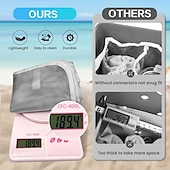 cheap Luggage &amp; Travel Storage-Beach Bag Organizer Insert for XL Bogg Bag, Mesh Divider Pouch Accessories, Lightweight Tote Organizer for Pool, Travel, Beach, Family Storage