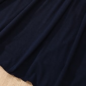 cheap Casual Dresses-Kids Girls&#039; Dress Solid Color Sleeveless Formal Casual Buttons Fashion Casual Polyester Knee-length Black Dress Casual Dress Summer 7-13 Years Black