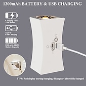 cheap Puck Lights-1 Pc Magnetic Charging Induction Wireless Wall Light Non drilling Three color Dimming Intelligent Human Sensing Room Bathroom Corridor Staircase Lighting Type-C Charging