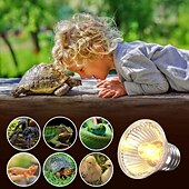 voordelige led-spotlight-e27 50w uva uvb reptielenlampen schildpad warmtelamp voor reptielen en amfibieën warmte reptielenlamp voor schildpad baardagaam hagedis 4 stuks