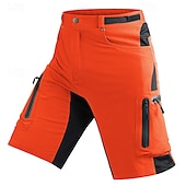 baratos Clássico-Homens Shorts táticos Bermuda Cargo Calção Shorts de Trilha Bolso Com Zíper Bolso multi Bloco de cor Conforto Vestível Comprimento do joelho Ao ar livre Esporte Diário Moda Casual Preto Azul Marinho