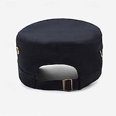 preiswerte Herrenhüte-Herren Schiebermütze Sonnenhut Trucker-Kappe Schwarz Marineblau Polyester Metall Mode Lässig Straße Täglich Einfach Verstellbar Sonnenschutz Atmungsaktiv