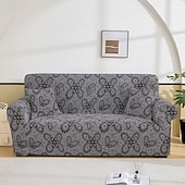 baratos Cobertura de Sofa-Capa de sofá em tecido jacquard elástico, capa de sofá secional em formato de L, capa de canto para sala de estar, 1/2/3/4 lugares