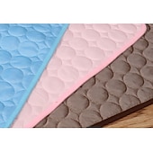 abordables Tapis de Refroidissement-Tapis rafraîchissant pour chien - lit rafraîchissant instantané pour chien &amp;chats non toxiques &amp;tapis rafraîchissant antidérapant lavable en machine pour l&#039;intérieur &amp;utilisation en voyage