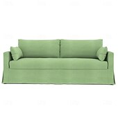 preiswerte Sofabezug-Sofabezug passend für Hyltarp-Sofa, einfarbig, gesteppte Polyester-Schonbezüge
