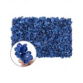 economico Piante e Fiori Artificiali-recinzione artificiale simulata, rete decorativa da giardino in rattan, recinzione telescopica in legno, parete di fiori finti per matrimoni, sfondo e decorazione del giardino