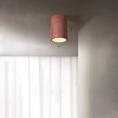 economico Lampade da soffitto con dimmer-Plafoniera a LED a 1 luce, in metallo e pietra, con montaggio a filo, per corridoio, veranda, bar, loft creativo, lampade da balcone 110-240 V