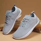 billiga Herrsneakers-Helvita herrsneakers i canvas – minimalistiska vardagsskor för pendling, college och vardagliga fredagar