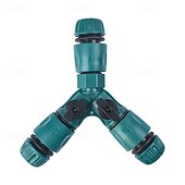 cheap Watering &amp; Irrigation-Y-Type Three-Way Connector with Three 1/2&quot; Quick-Release Fittings, Water Pipe Splitter