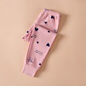 billiga Underdelar-Barn Pojkar Byxor Byxor Rand Andningsfunktion Mjukt Komfort Byxor Utomhus Dagligen Grundläggande Vit Elfenben Rodnande Rosa Mid midja