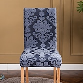abordables Funda para silla de comedor-Funda para silla de comedor para el hogar, de tela polar, elástica, para el asiento