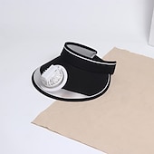 baratos Ventoinhas-chapéu de ventilador, viseiras de sol, chapéu com ventilador, chapéu de sol de grande área com ventilador de resfriamento de 2 velocidades, proteção solar