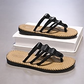 billiga Semester Sandaler-Herrsandaler i väv med justerbara remmar, bekväma och andningsbara, perfekta för sommarutflykter och strandkläder
