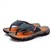 levne Sandály na dovolenou-Pánské outdoorové žabky s T-strap páskem a polstrovanou podrážkou, odolný vzor, sportovní vzhled pro dospělé, vhodné pro plážové aktivity, turistiku, použití u bazénu, letní dovolenou