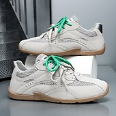 お買い得  メンズスニーカー-スタイリッシュなデザインのメンズ ベージュとブラックのカジュアル スニーカー - ファッショナブルで多用途、カジュアルな外出、学校、週末の着用に最適