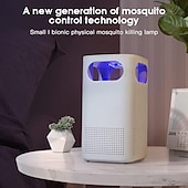 baratos Mata-insetos-mata-mosquitos elétrico com lâmpada para ambientes internos &amp;controle de pragas ao ar livre para insetos voadores, atrativo de luz ultravioleta com rede elétrica potente, seguro &amp;eficaz para uso
