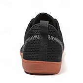 cheap Men&#039;s Sneakers-Men&#039;s White Knit Sneakers with Bright Orange Sole – Breathable Casual Shoes for Running, Outdoor Activities and Urban Style
