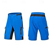 baratos Clássico-Homens Shorts táticos Bermuda Cargo Calção Shorts de Trilha Bolso Com Zíper Bolso multi Bloco de cor Conforto Vestível Comprimento do joelho Ao ar livre Esporte Diário Moda Casual Preto Azul Marinho