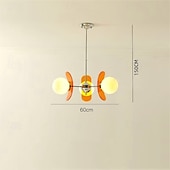 baratos Luzes pendentes-Luminária pendente LED 3/6/8 luzes, estilo moderno de meados do século, E14, lustre grande, globo branco, luminária de teto embutida em latão vintage Sputnik, luminária pendente de ilha de cozinha,