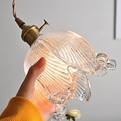 economico Luci a sospensione-15 cm Design di Lanterna a Sospensione Forme Geometriche Lampada a sospensione Rame Vetro Stile Artistico Stile Vintage Stile Classico Ottone Vintage Ispirato alla Natura 110-120V 220-240V