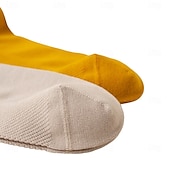 preiswerte Herren Elite Zubehör-Herren 1 Paar Socken No-Show und Liner-Socken Schwarz Weiß Farbe Einfach Schule Formell Outdoor Dünn Sommer Frühling Herbst Ganzjahres Täglich Lässig