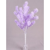 billige Kunstige planter og blomster-5 stk. simulering av tåkeblomst og rimgress, kunstige røde blomster til bryllupsdekor, bryllupsdekorasjonsmateriale, furu til hjemme- og arrangementdekorasjon